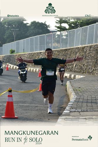 Race photo from Mangkunegaran Run 2024