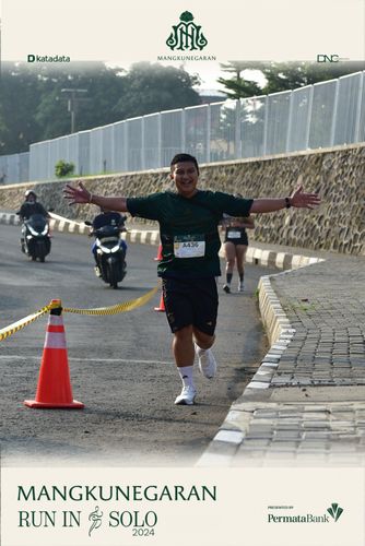 Race photo from Mangkunegaran Run 2024