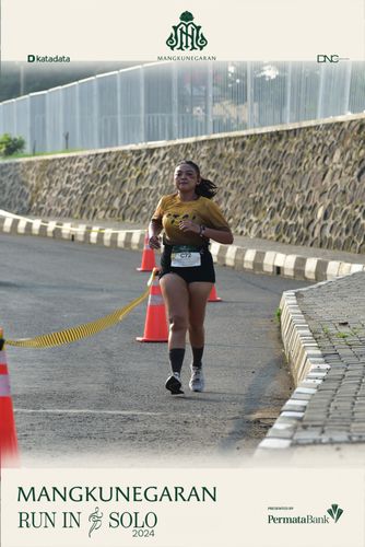 Race photo from Mangkunegaran Run 2024