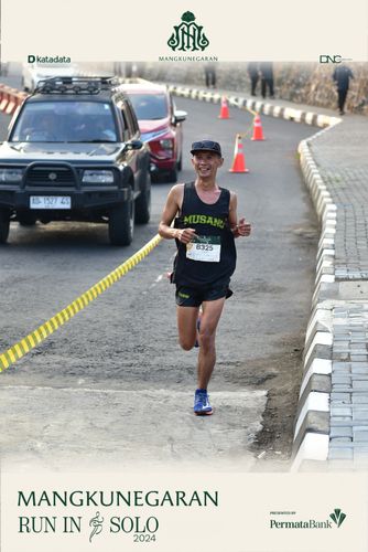 Race photo from Mangkunegaran Run 2024