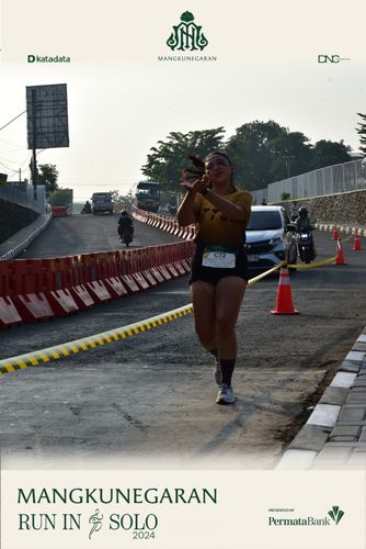 Race photo from Mangkunegaran Run 2024