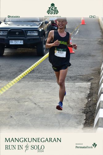 Race photo from Mangkunegaran Run 2024