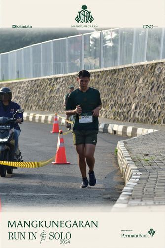 Race photo from Mangkunegaran Run 2024
