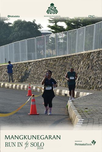 Race photo from Mangkunegaran Run 2024