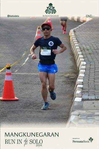 Race photo from Mangkunegaran Run 2024