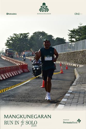 Race photo from Mangkunegaran Run 2024