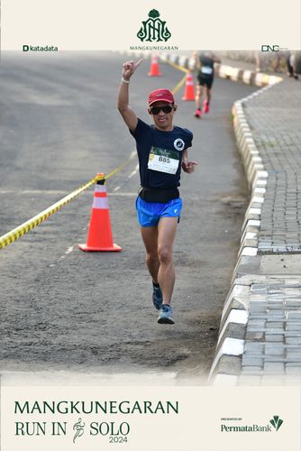 Race photo from Mangkunegaran Run 2024
