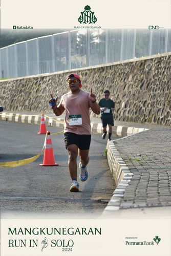 Race photo from Mangkunegaran Run 2024