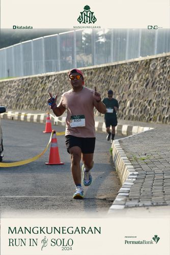 Race photo from Mangkunegaran Run 2024