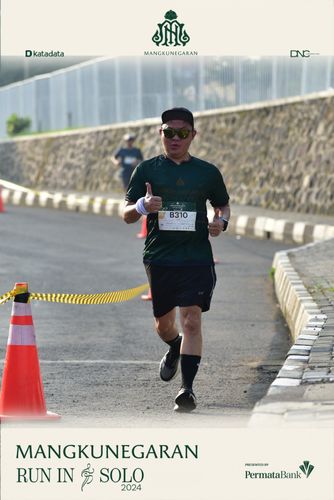 Race photo from Mangkunegaran Run 2024