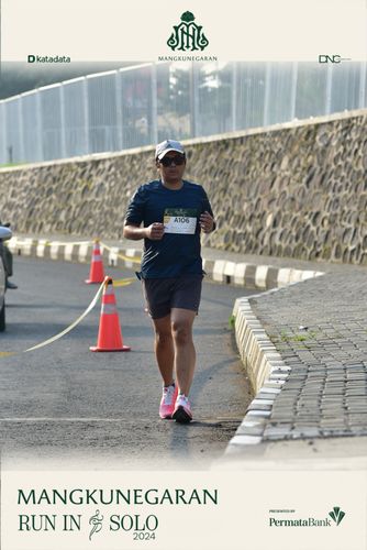 Race photo from Mangkunegaran Run 2024