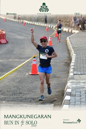 Race photo from Mangkunegaran Run 2024