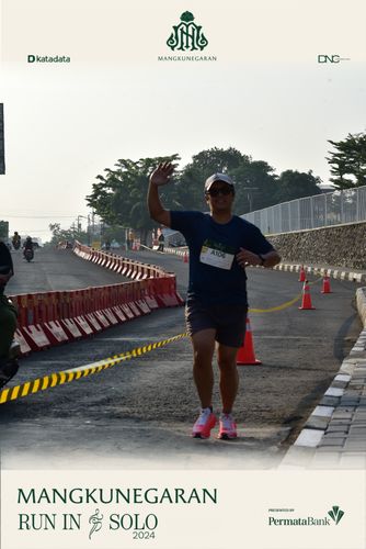 Race photo from Mangkunegaran Run 2024