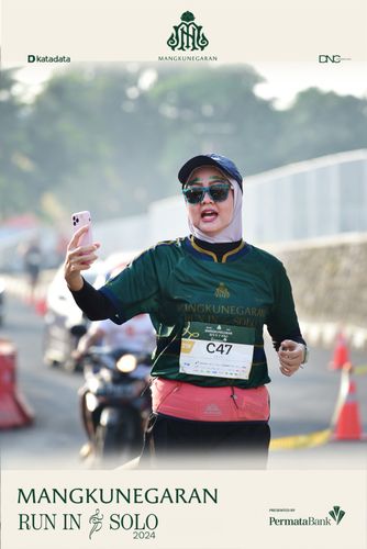 Race photo from Mangkunegaran Run 2024