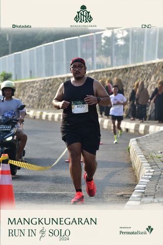 Race photo from Mangkunegaran Run 2024