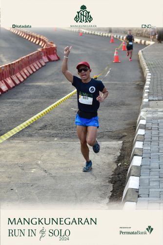 Race photo from Mangkunegaran Run 2024