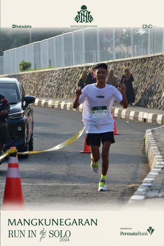 Race photo from Mangkunegaran Run 2024