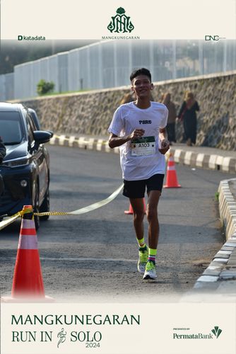 Race photo from Mangkunegaran Run 2024