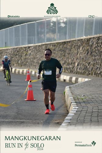 Race photo from Mangkunegaran Run 2024