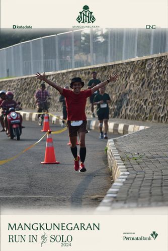 Race photo from Mangkunegaran Run 2024
