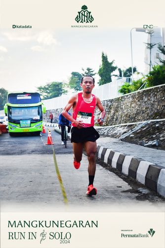 Race photo from Mangkunegaran Run 2024