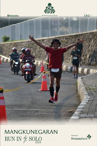 Race photo from Mangkunegaran Run 2024