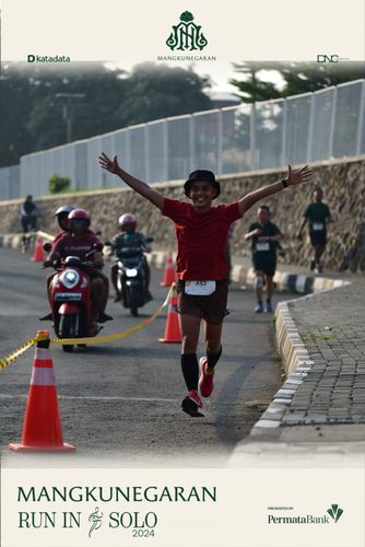 Race photo from Mangkunegaran Run 2024