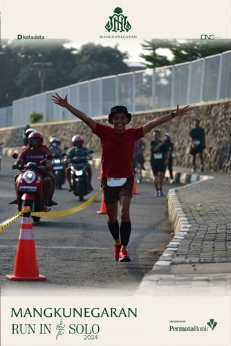 Race photo from Mangkunegaran Run 2024