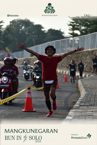 Race photo from Mangkunegaran Run 2024