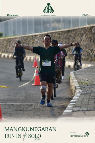 Race photo from Mangkunegaran Run 2024