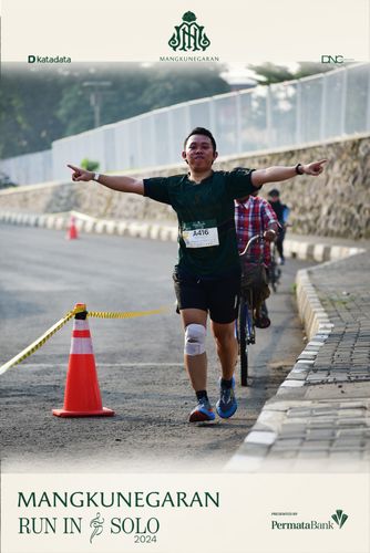 Race photo from Mangkunegaran Run 2024