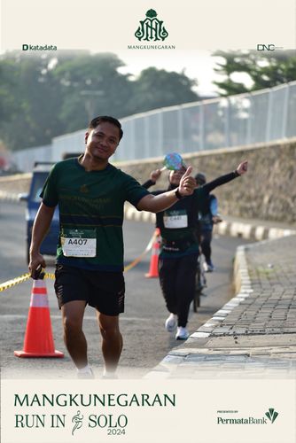 Race photo from Mangkunegaran Run 2024