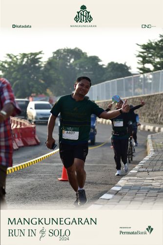 Race photo from Mangkunegaran Run 2024