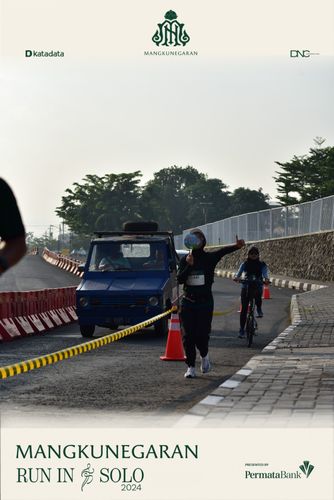 Race photo from Mangkunegaran Run 2024