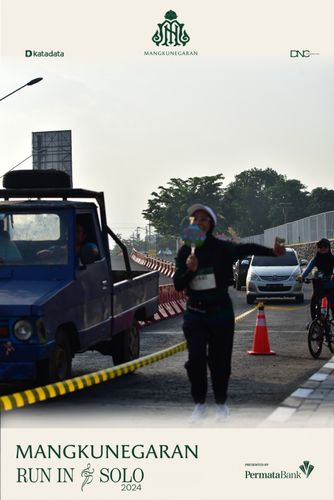 Race photo from Mangkunegaran Run 2024