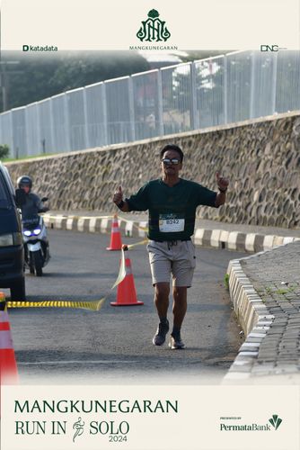 Race photo from Mangkunegaran Run 2024