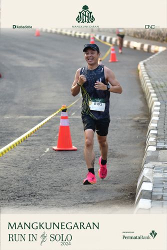Race photo from Mangkunegaran Run 2024