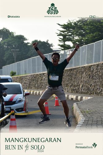 Race photo from Mangkunegaran Run 2024