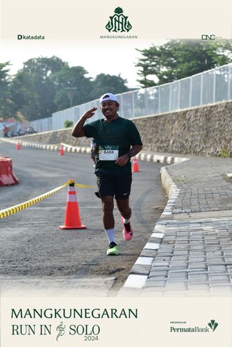 Race photo from Mangkunegaran Run 2024