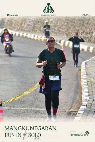 Race photo from Mangkunegaran Run 2024