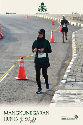 Race photo from Mangkunegaran Run 2024