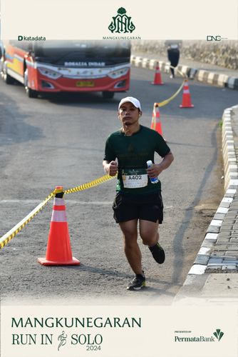 Race photo from Mangkunegaran Run 2024