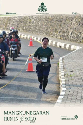 Race photo from Mangkunegaran Run 2024