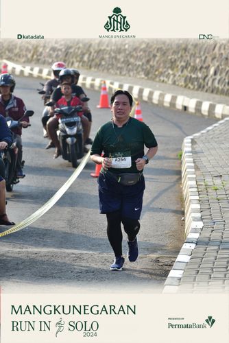 Race photo from Mangkunegaran Run 2024