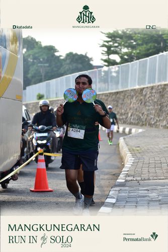 Race photo from Mangkunegaran Run 2024