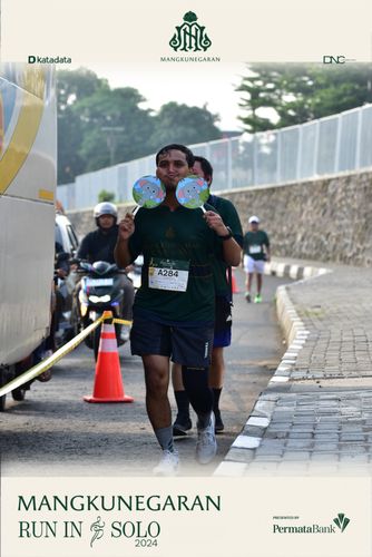 Race photo from Mangkunegaran Run 2024