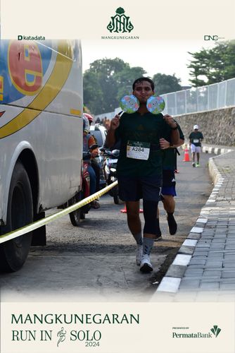 Race photo from Mangkunegaran Run 2024