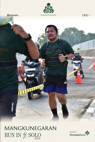 Race photo from Mangkunegaran Run 2024