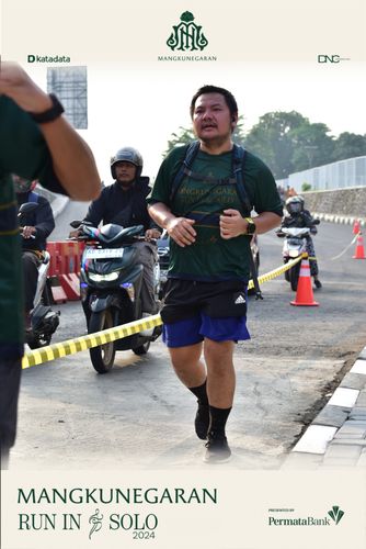 Race photo from Mangkunegaran Run 2024
