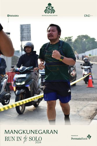 Race photo from Mangkunegaran Run 2024